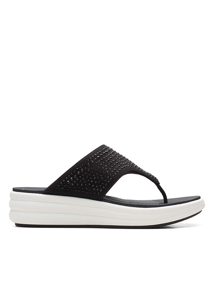 Clarks Japonki w kolorze czarnym rozmiar: 42