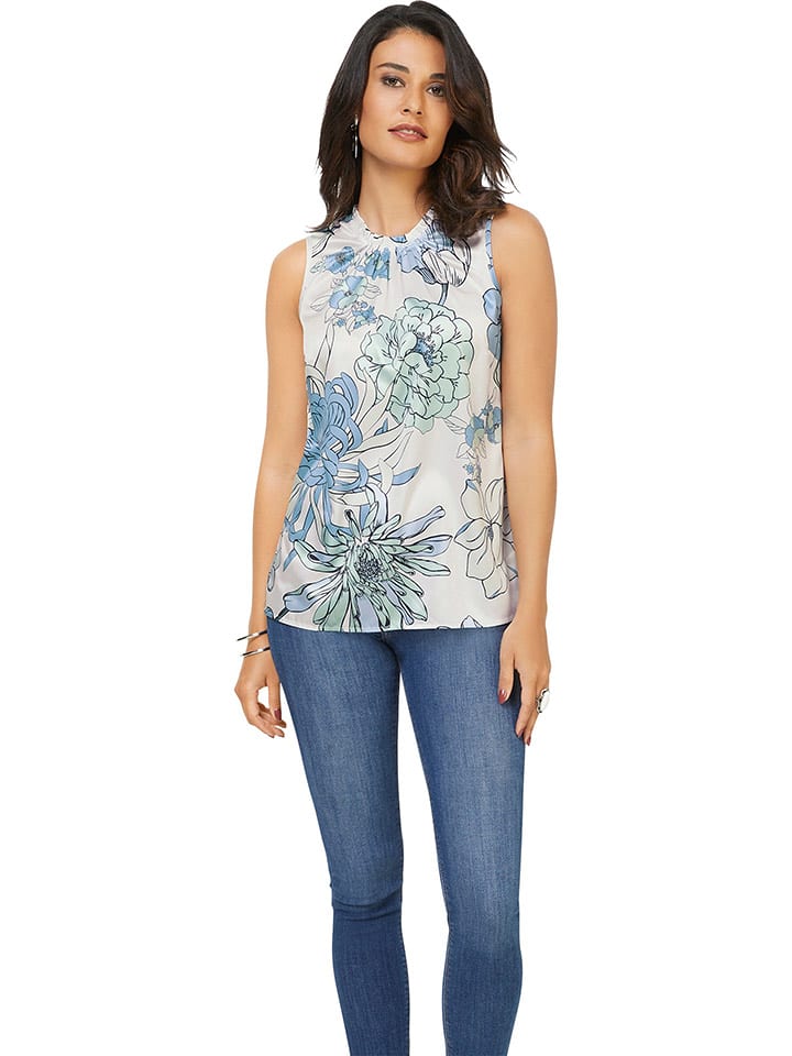 WITT WEIDEN Bluzka w kolorze kremowo-błękitnym rozmiar: 46