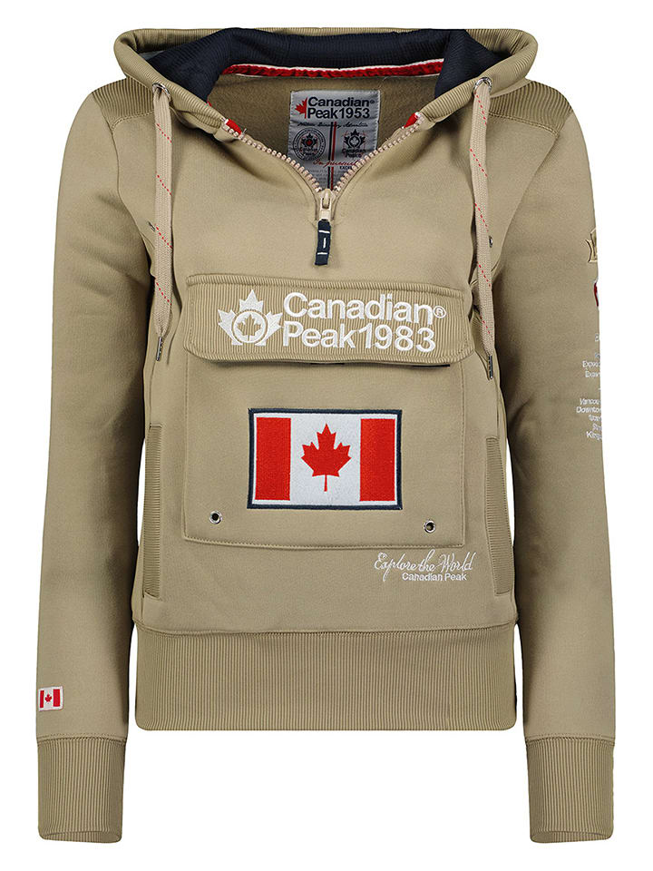 Canadian Peak Bluza "Gyrelle" w kolorze beżowym rozmiar: XL