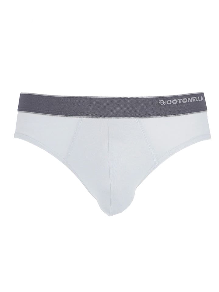 COTONELLA Slipy w kolorze białym rozmiar: M