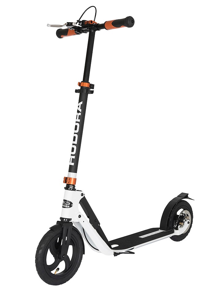 Hudora Hulajnoga "BigWheel® Air 230" w kolorze czarno-pomarańczowym - 7+ rozmiar: onesize