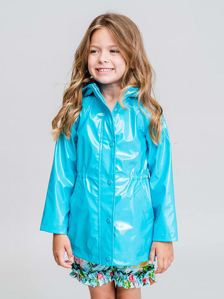 Rosalita Señoritas Płaszcz przeciwdeszczowy w kolorze błękitnym rozmiar: 152