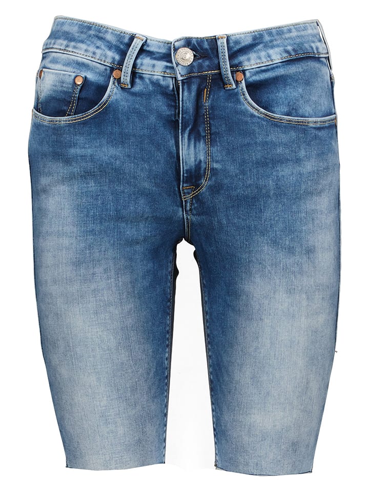 Herrlicher Bermudy dżinsowe w kolorze niebieskim rozmiar: W31