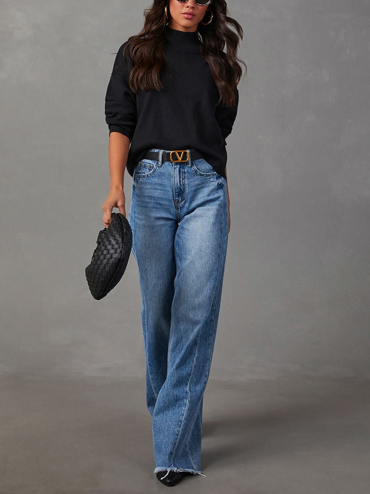 Milan Kiss Bluzka w kolorze czarnym rozmiar: L