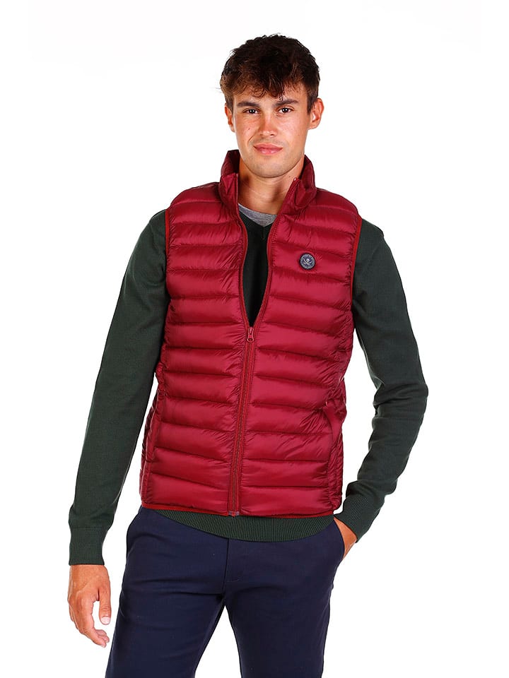 The Time of Bocha Kamizelka w kolorze bordowym rozmiar: M