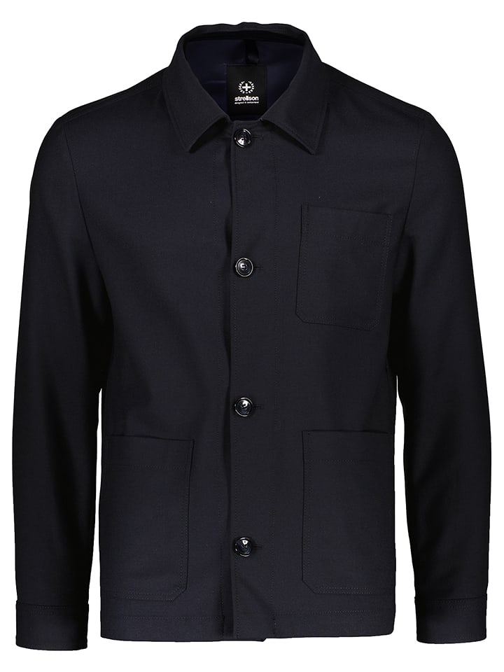 Strellson Kurtka przejściowa "Dean" w kolorze granatowym rozmiar: 46