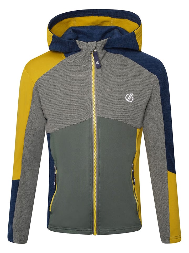 Dare 2b Kurtka polarowa "Hero Core" w kolorze szaro-żółtym rozmiar: 176