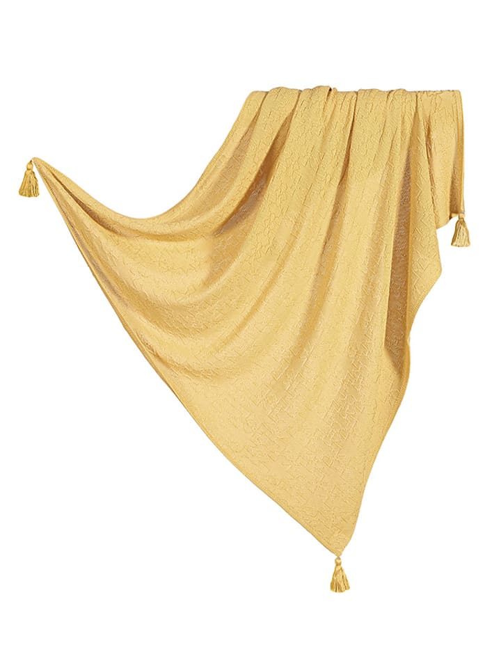 Kocyk bambusowy "Tender" - Mustard