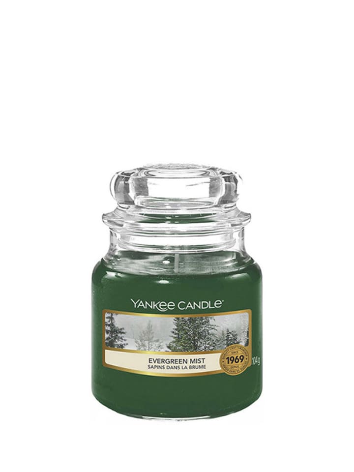 Yankee Candle Mała świeca zapachowa - Evergreen Mist - 104 g rozmiar: onesize