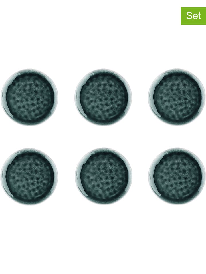 Björn Talerzyki deserowe (6 szt.) "Moon" w kolorze morskim - Ø 21 cm rozmiar: onesize