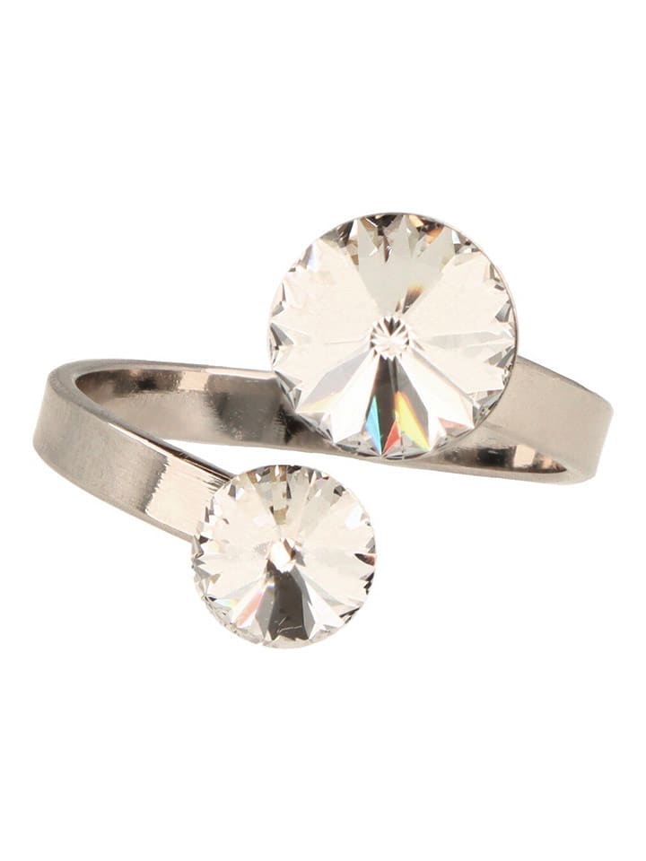 Otazu Pierścionek z kryształami Swarovski rozmiar: onesize