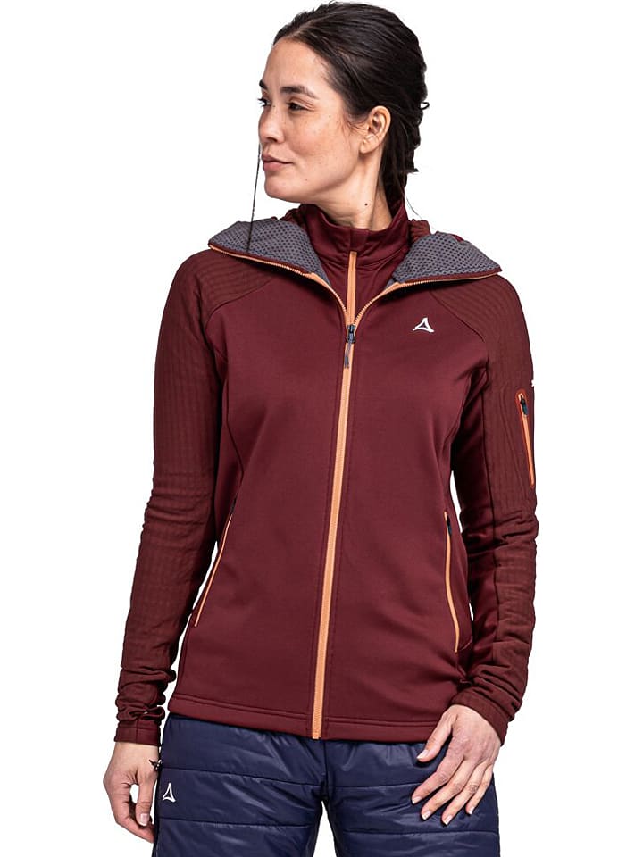 Schöffel Kurtka polarowa "Rotbach" w kolorze czerwonym rozmiar: 36