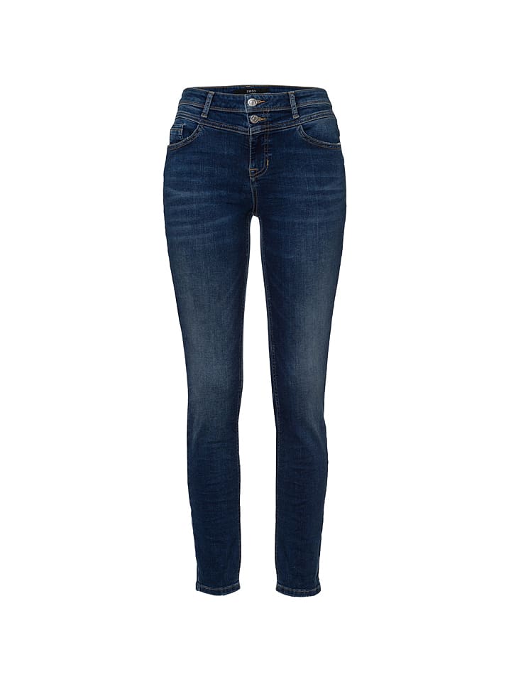 Dżinsy - Slim fit - w kolorze granatowym