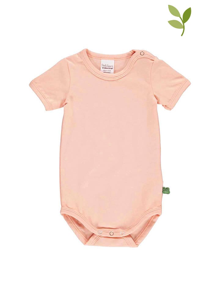 Fred´s World by GREEN COTTON Body w kolorze łososiowym rozmiar: 92
