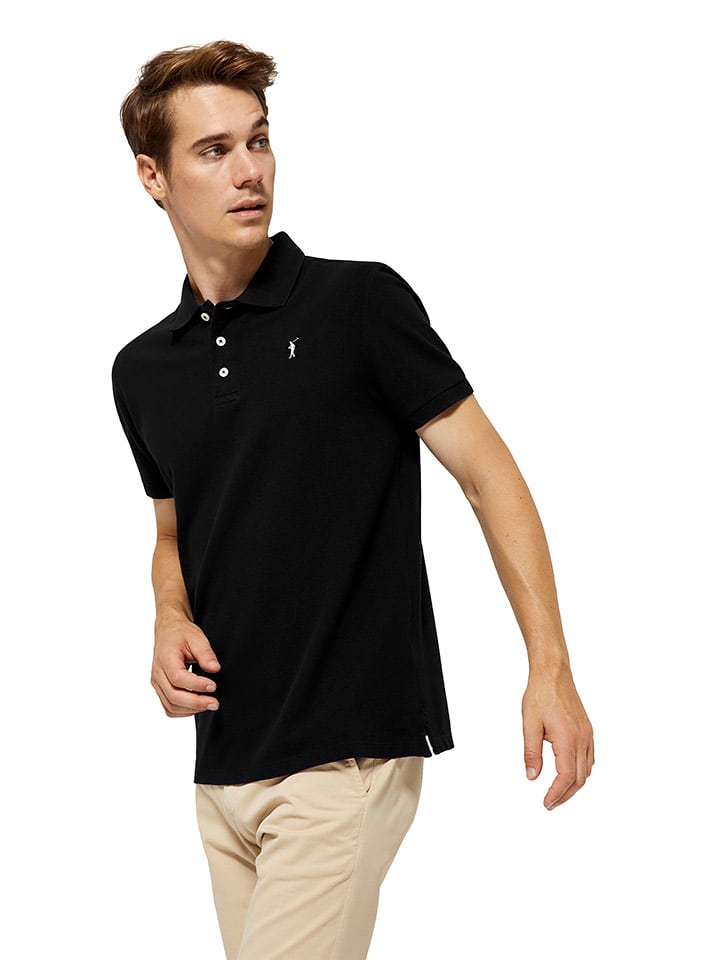 Koszulka polo w kolorze czarnym