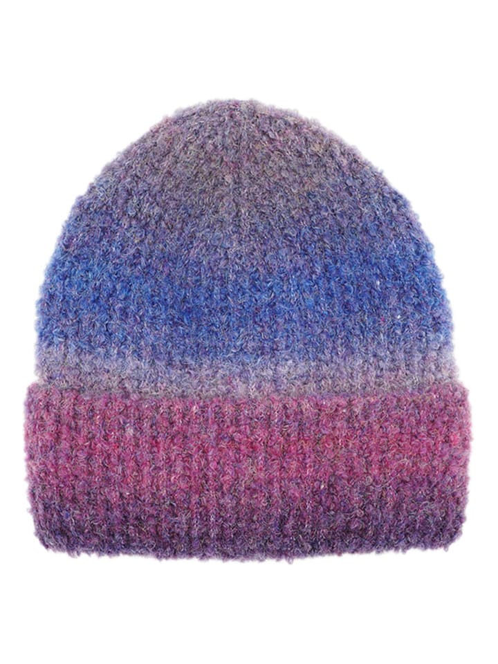 MaxiMo Czapka beanie w kolorze niebiesko-fioletowym rozmiar: 51 cm