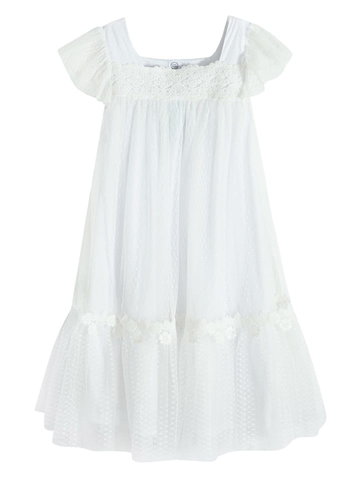 COOL CLUB Sukienka w kolorze białym rozmiar: 146