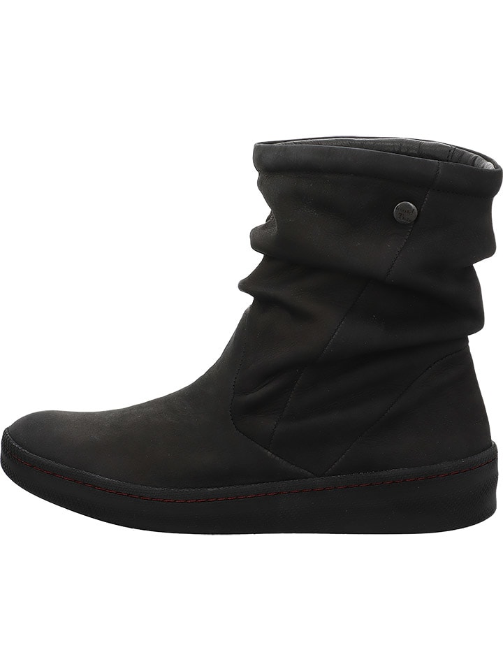 Think! Skórzane botki w kolorze czarnym rozmiar: 37