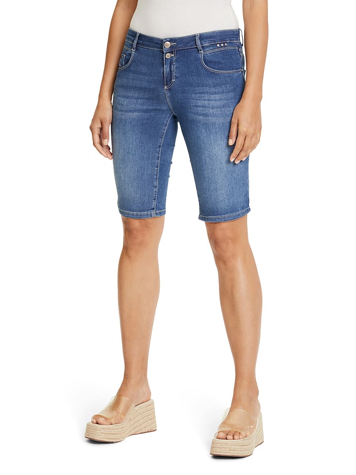 CARTOON Bermudy dżinsowe w kolorze niebieskim rozmiar: 36