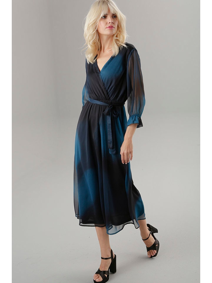 Aniston Sukienka w kolorze niebiesko-granatowym rozmiar: 46