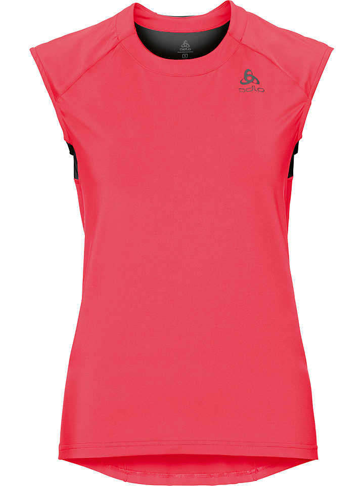 Odlo Top sportowy "Ceramicool" w kolorze czerwonym rozmiar: L