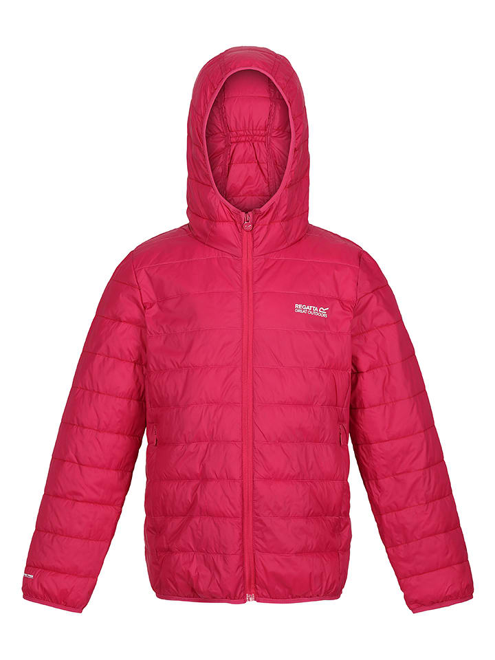 Regatta Kurtka pikowana "Hooded Hillpck" w kolorze różowym rozmiar: 128
