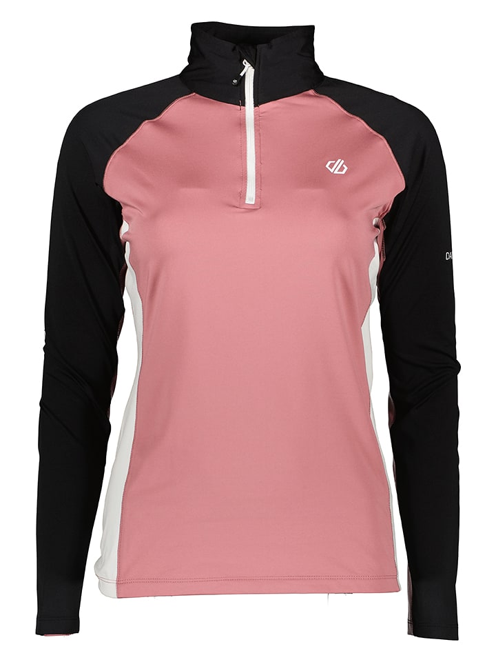 Koszulka funkcyjna "Involved" w kolorze jasnoróżowo-czarnym