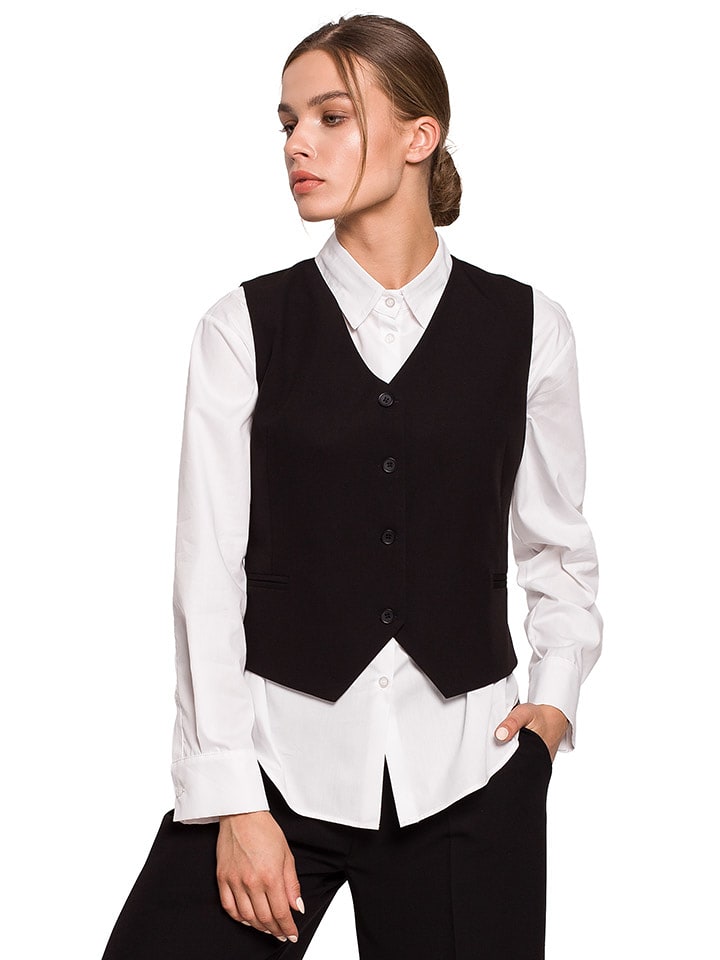 Kamizelka w kolorze czarnym