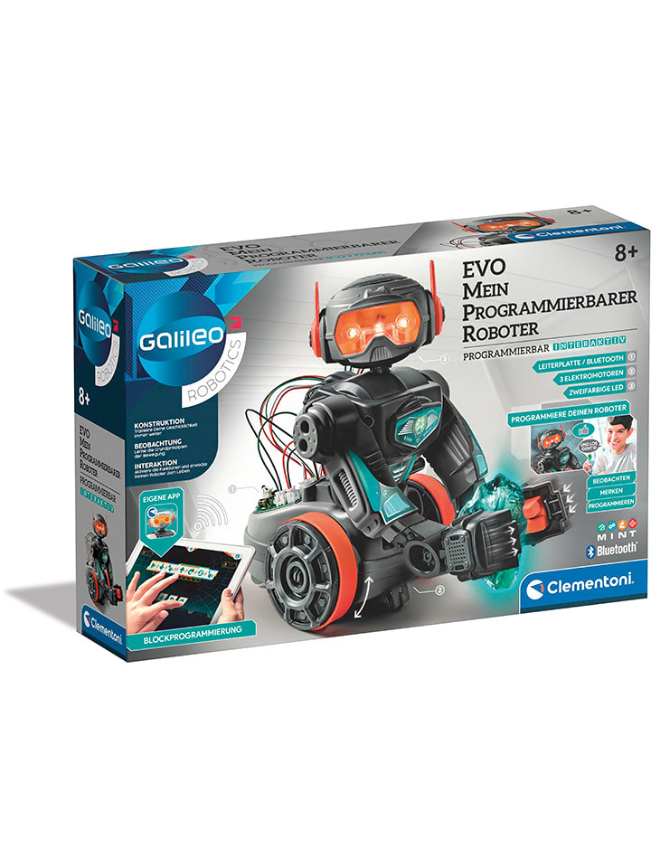 Clementoni Robot Galileo "EVO - Mój programowalny robot" - 8+ rozmiar: onesize