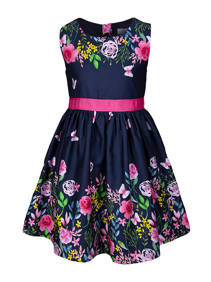 happy girls by Eisend Sukienka w kolorze granatowym rozmiar: 134