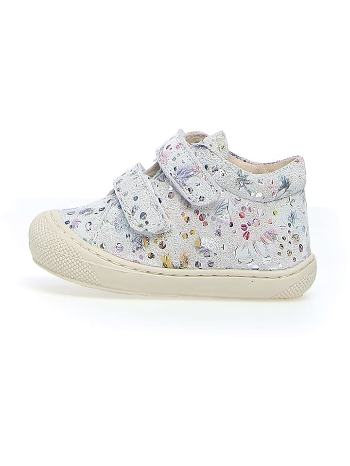 Naturino Skórzane buty "Cocoon" w kolorze szarym do nauki chodzenia rozmiar: 19