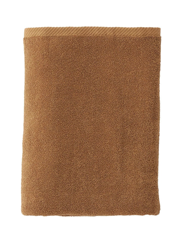 Ellos Home Ręcznik prysznicowy "Elise" w kolorze jasnobrązowym rozmiar: 90x150 cm