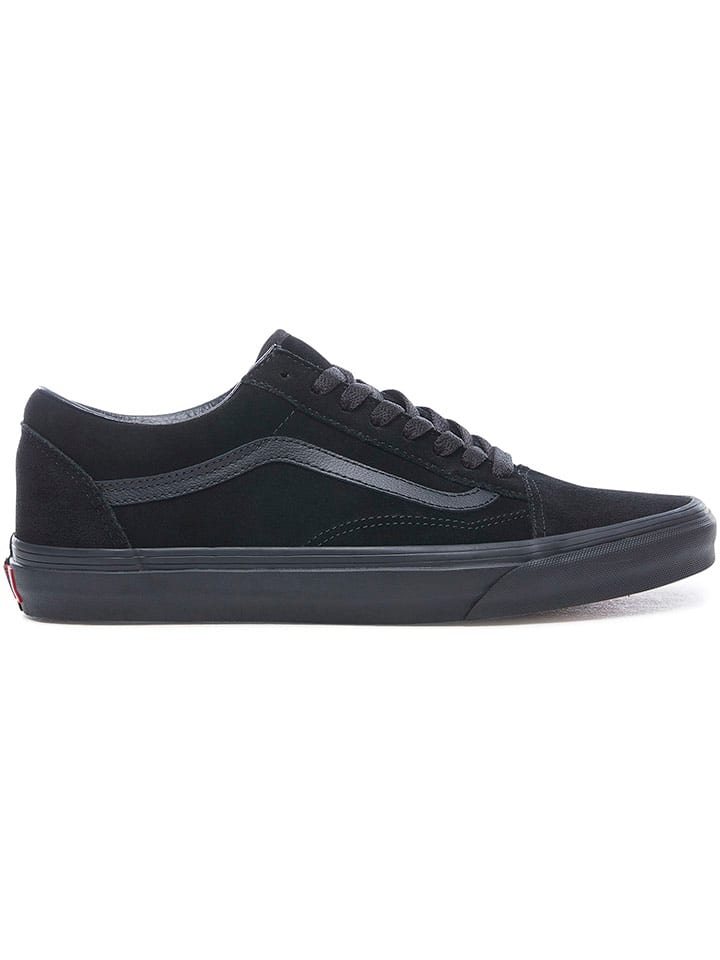 Vans Skórzane sneakersy "Old Skool" w kolorze czarnym rozmiar: 44
