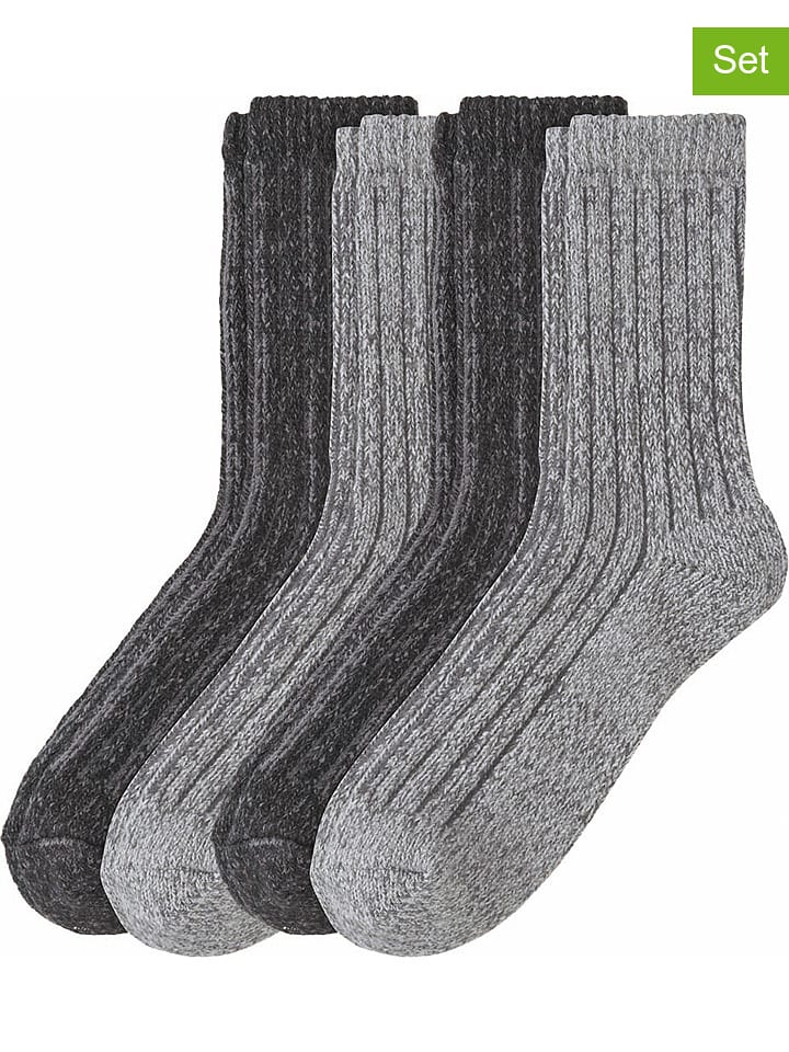 S. Oliver Skarpety (4 pary) w kolorze szarym rozmiar: 35-38