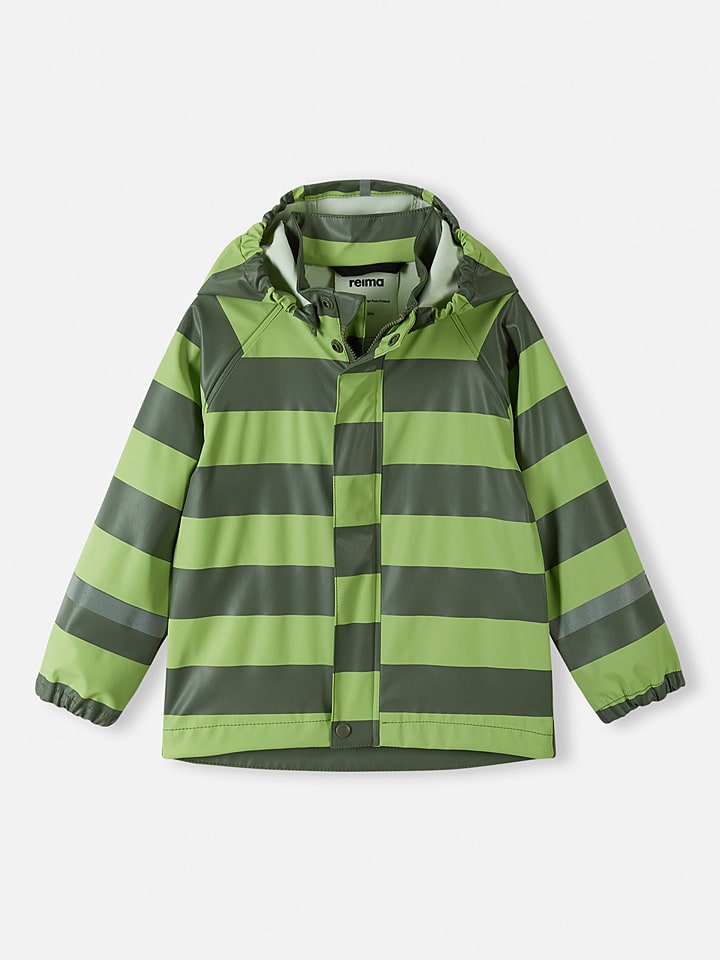 Reima Kurtka przeciwdeszczowa "Vesi" w kolorze oliwkowo-zielonym rozmiar: 128