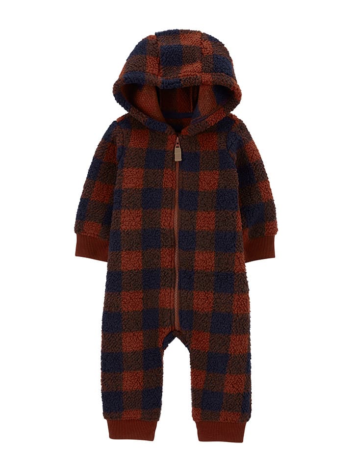 carter's Rampers w kolorze granatowo-czerwonym rozmiar: 62