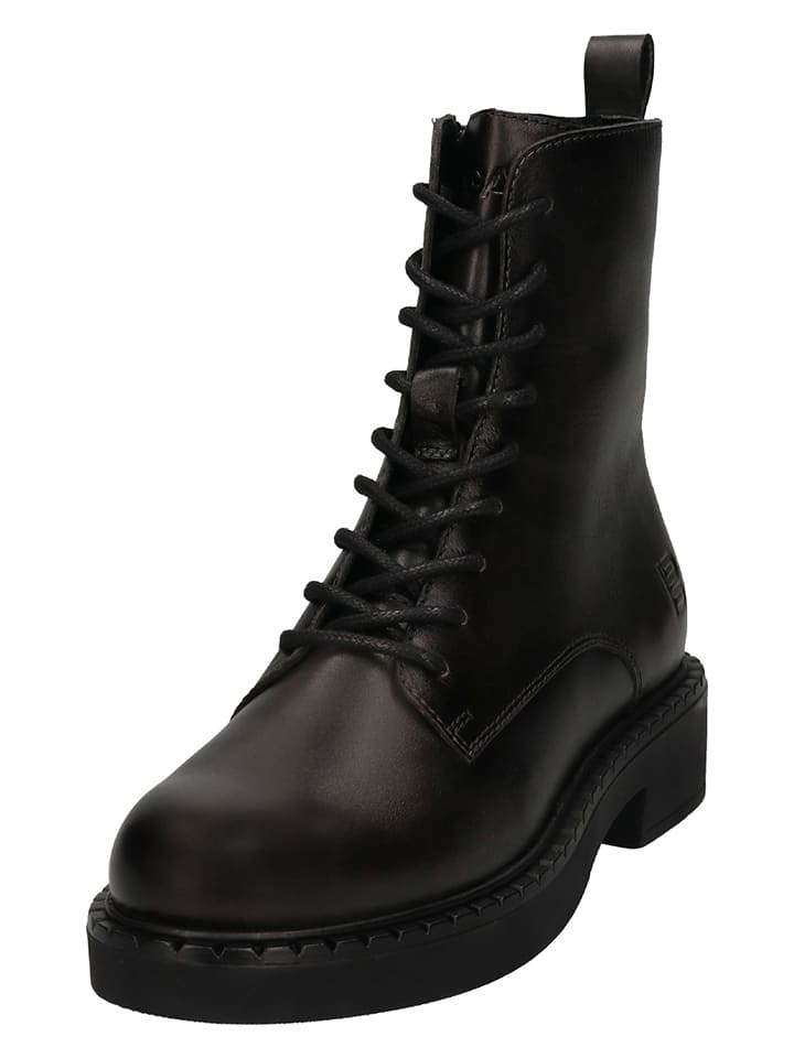 Bagatt Skórzane botki w kolorze antracytowym rozmiar: 36