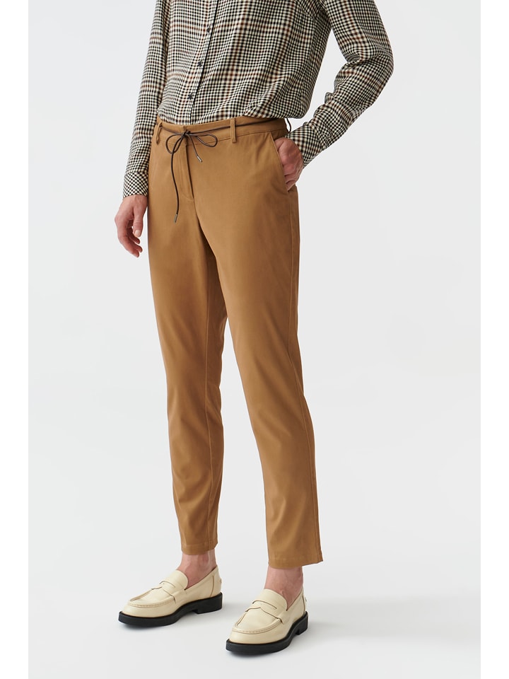 TATUUM Spodnie w kolorze jasnobrązowym rozmiar: 40