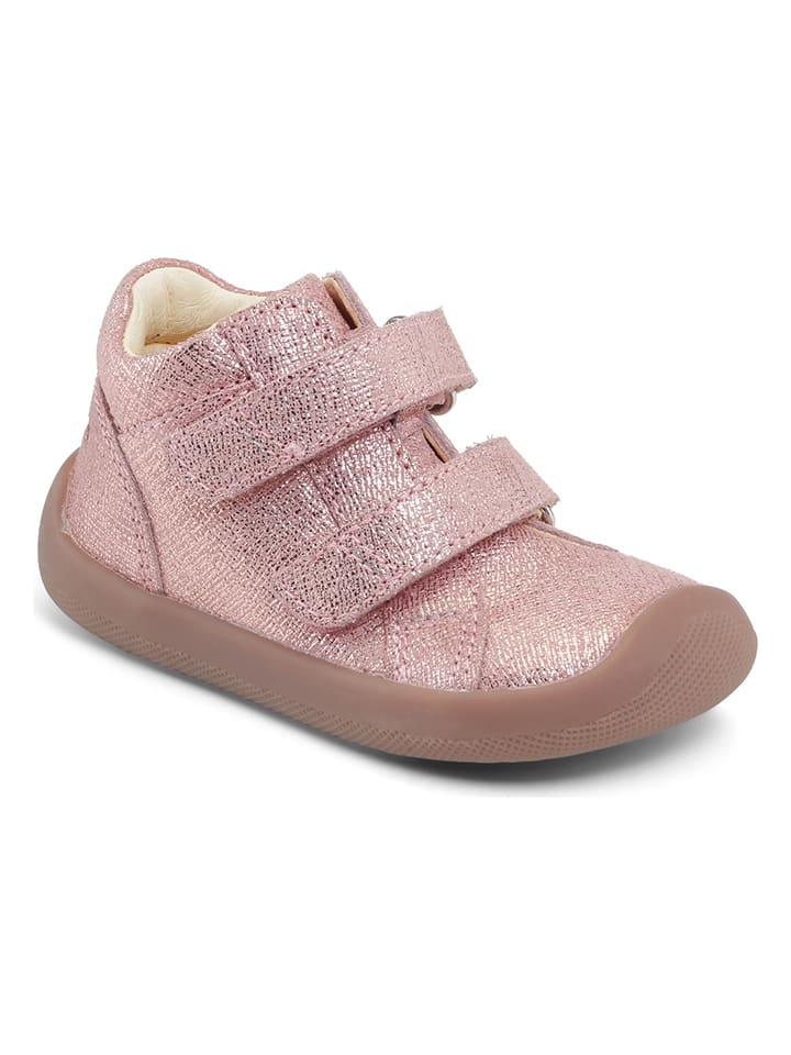 Bundgaard Skórzane buty "The Walk" w kolorze jasnoróżowym do nauki chodzenia rozmiar: 23