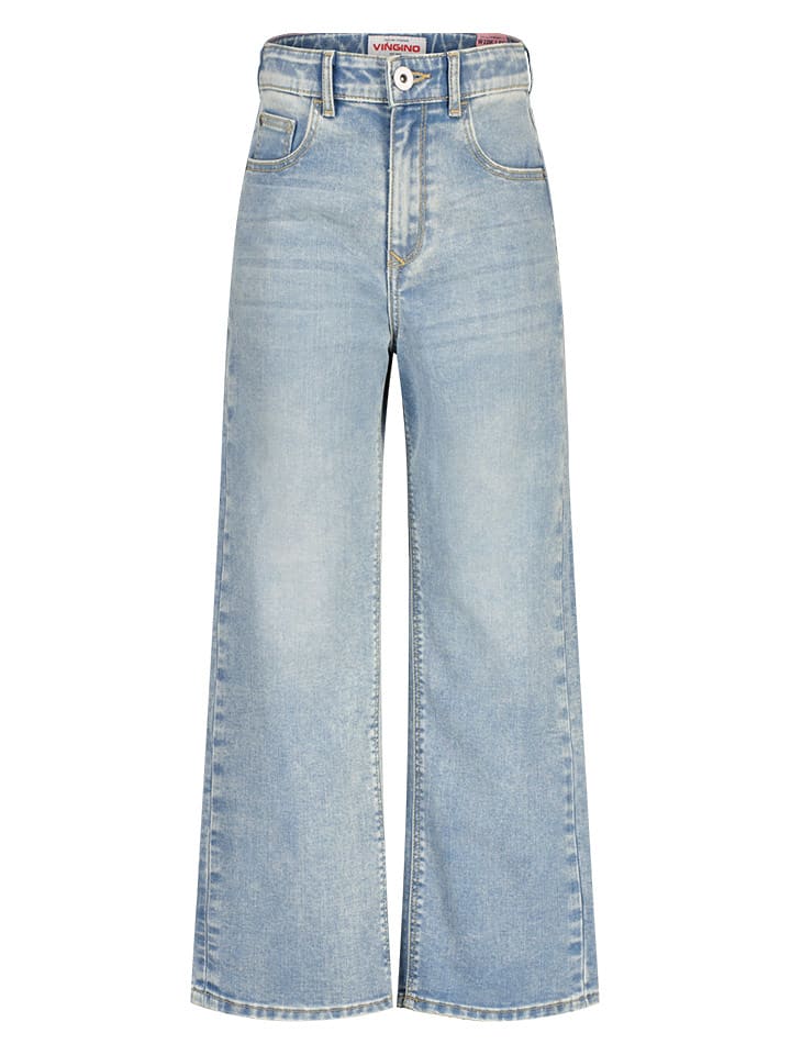 Vingino Dżinsy "Coco" - Wide leg - w kolorze błękitnym rozmiar: 176