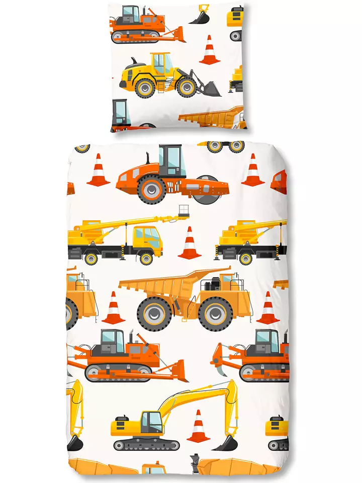 Komplet pościeli renforcé "Working" ze wzorem