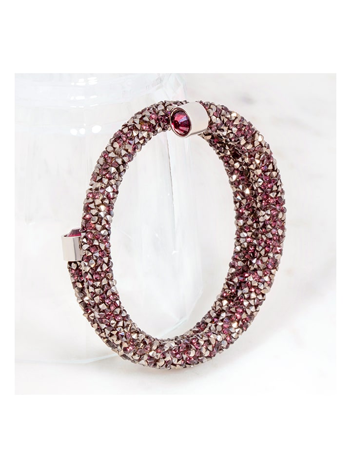 Bransoletka z kryształami