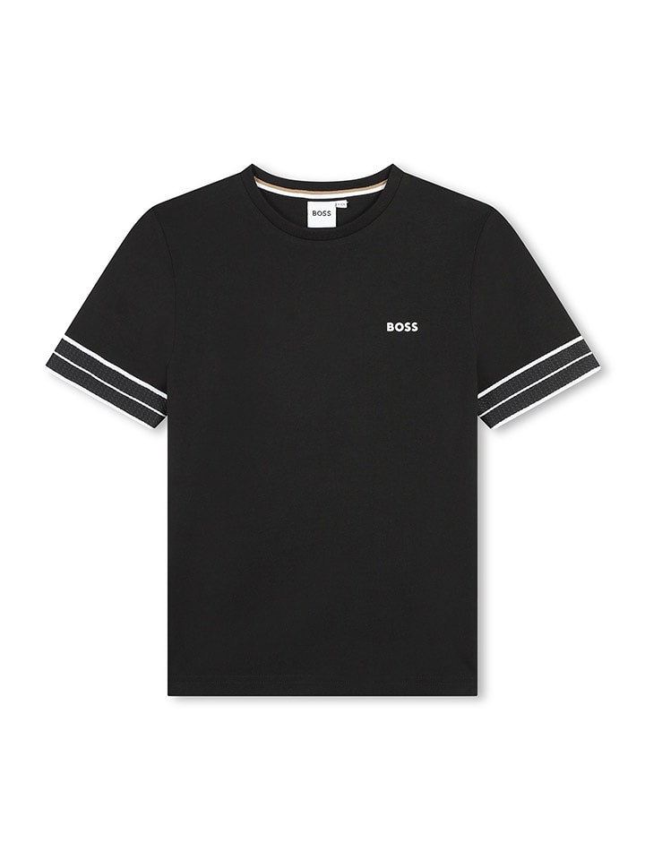 Hugo Boss Kids Koszulka w kolorze czarnym rozmiar: 128