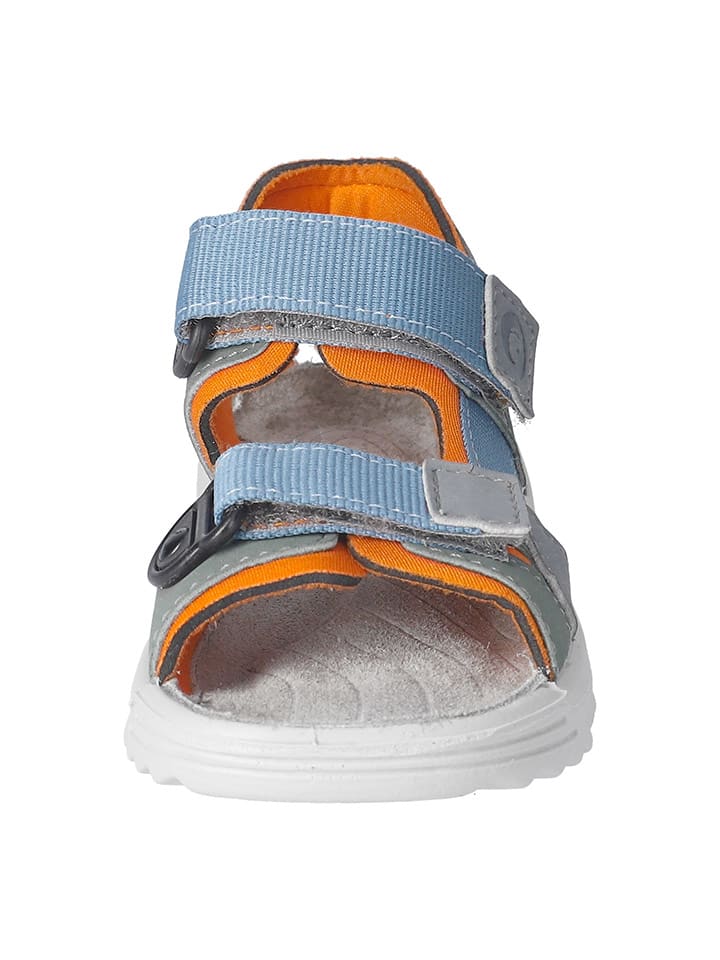 Ricosta Sandały "Tarek" w kolorze szaro-pomarańczowym rozmiar: 32