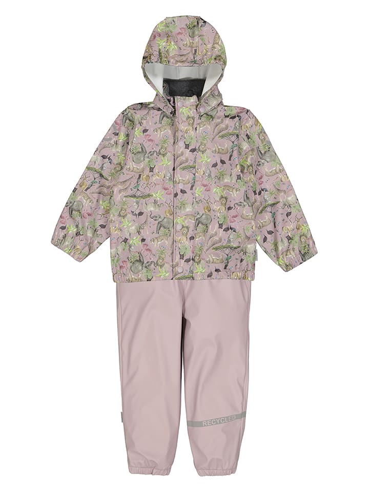 mikk-line 2-częściowy zestaw przeciwdeszczowy w kolorze jasnoróżowym rozmiar: 98