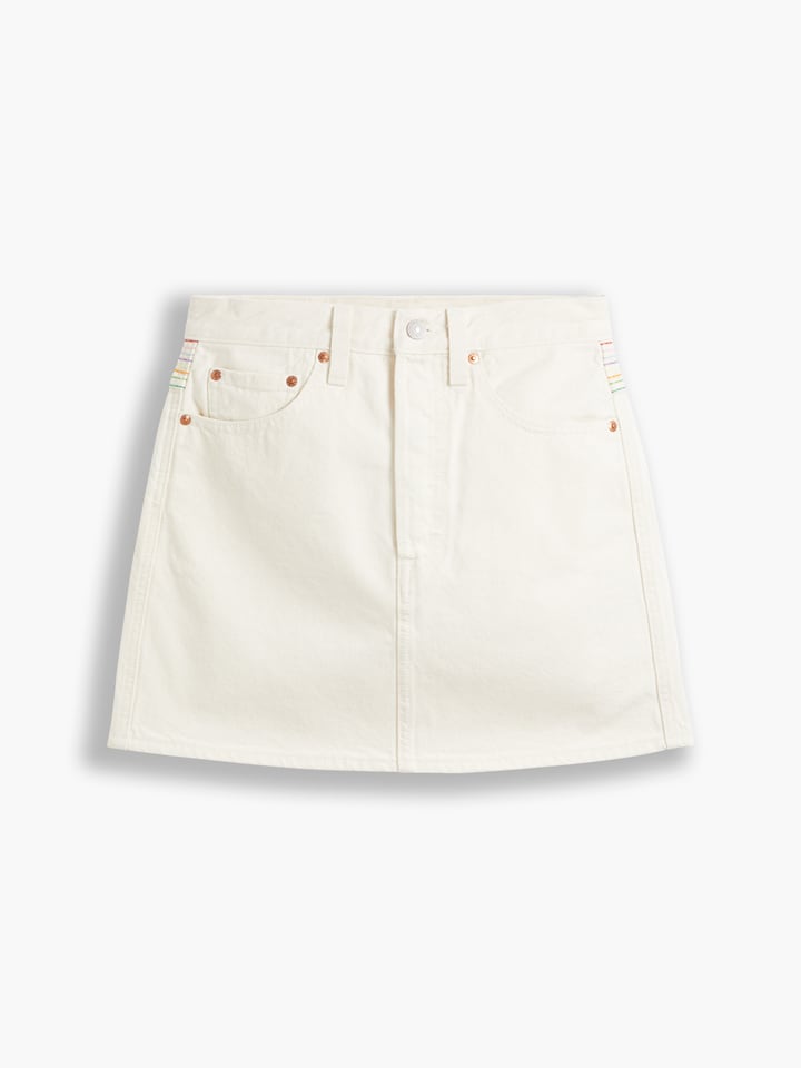 Levi´s Spódnica dżinsowa w kolorze kremowym rozmiar: W24