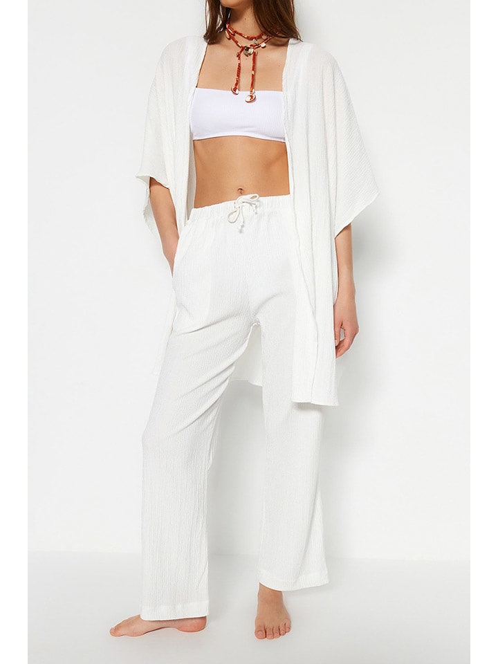 trendyol 2-częściowy zestaw w kolorze białym rozmiar: 38