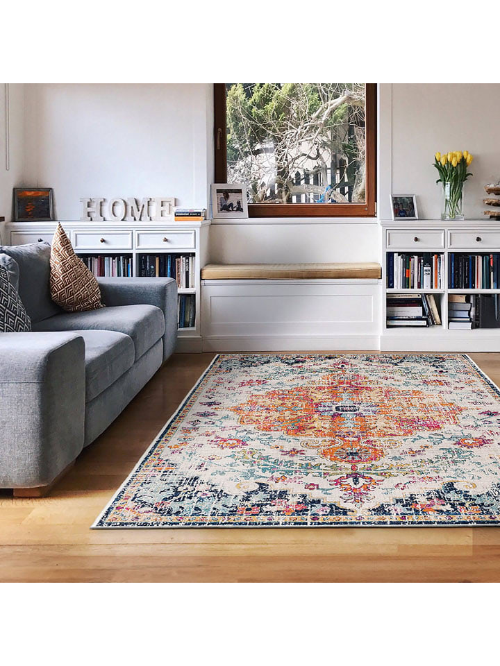 Conceptum Hypnose Dywan ''Kece-Fr43'' w kolorze beżowo-pomarańczowym rozmiar: 40x60 cm