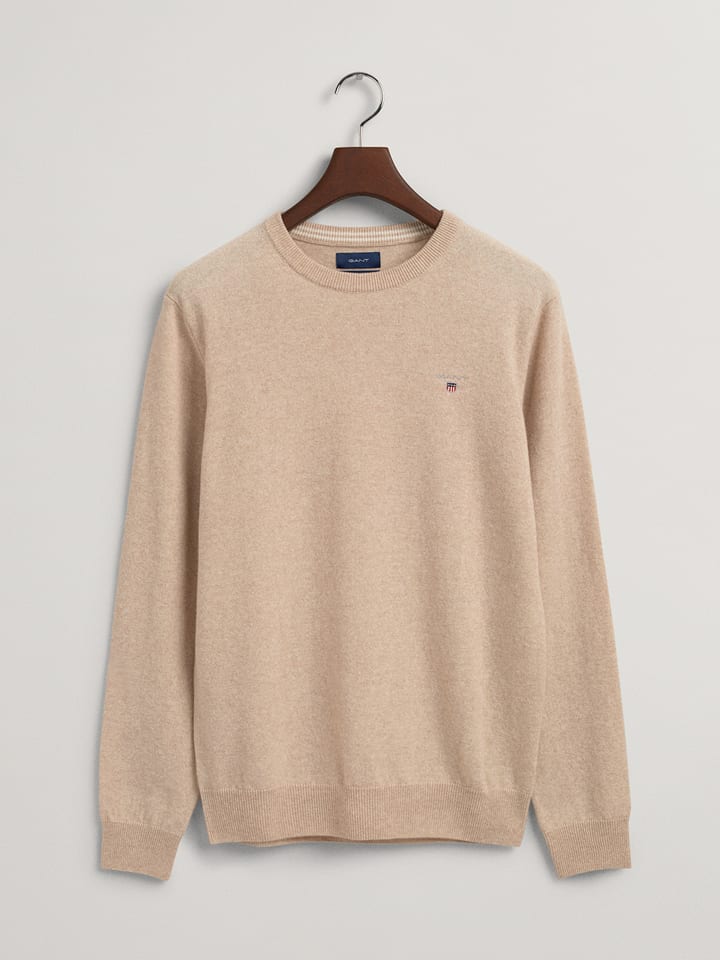 Wełniany sweter w kolorze beżowym