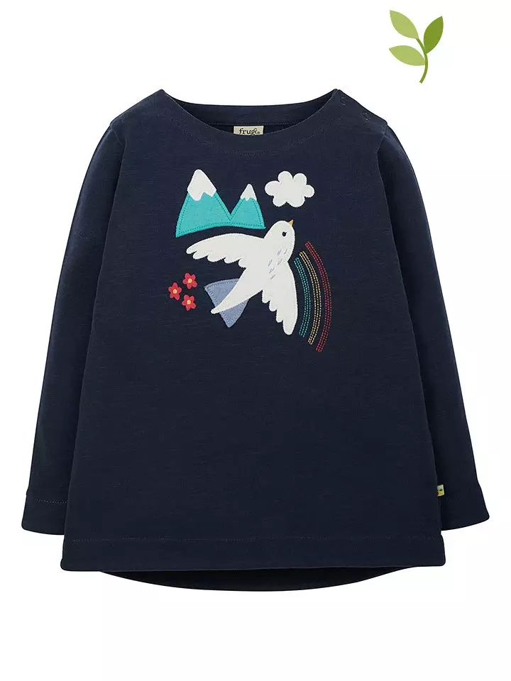 Koszulka "Aria" w kolorze granatowym